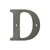 Deltana 4" Residential Letter D – Letters & Numbers