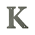 Deltana 4" Residential Letter K – Letters & Numbers