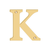 Deltana 4" Residential Letter K – Letters & Numbers