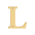 Deltana 4" Residential Letter L – Letters & Numbers