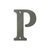 Deltana 4" Residential Letter P – Letters & Numbers
