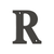 Deltana 4" Residential Letter R – Letters & Numbers