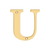 Deltana 4" Residential Letter U – Letters & Numbers