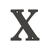 Deltana 4" Residential Letter X – Letters & Numbers