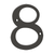 Deltana 6" Numbers, Solid Brass
