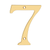 Deltana 6" Numbers, Solid Brass
