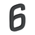 Deltana 4" Number 6, E Series With Risers, Stainless Steel