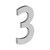 Deltana 4" Number 3, B Series With Risers, Stainless Steel