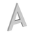 Deltana 4" Letter A, B Series With Risers, Stainless Steel – Letters & Numbers