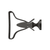 Deltana Shutter Door Holder, 2-3/4"