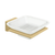 Deltana Frosted Glass Soap Dish, 55D Series