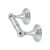 Deltana Double Post Toilet Paper Holder, 98C Series, Solid Brass