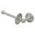 Deltana Toilet Paper Holder Single Post, 98C Series, Solid Brass