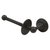 Deltana Toilet Paper Holder Single Post, 98C Series, Solid Brass