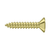 Deltana Wood Screw, SB, #10 x 1"