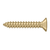 Deltana Wood Screw, SB, #12 x 1-1/4"