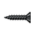 Deltana Wood Screw, Steel, #9x3/4"