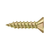 Deltana Wood Screw, Steel, #9x3/4"