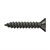 Deltana Wood Screw, Steel, #9 x 1"