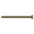 Deltana Wood Screw, Steel, #9 x 2-1/2"