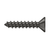 Deltana Wood Screw, Steel, #10 x 1"