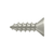 Deltana Wood Screw, Steel, #12 x 3/4"