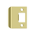 Deltana Extended Lip Strike Plate, 2-1/4" x 2"