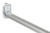 Sure-Loc 48" - 72" Adjustable Closet Rod, Silver Zinc