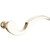 Emtek Single Cylinder Adams Handleset with Cortina Lever