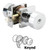 Emtek Entry Round Knob With Square Rose