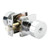 Emtek Entry Round Knob With Square Rose