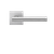 Karcher Design Manhattan Lever on Square Plan Design Rose – Custom-Bored Trim (EPLQ21)