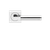 Karcher Design Tasmania Lever on Square 3-Piece Rose – Custom-Bored Trim (ERQ31)