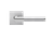 Karcher Design Rio Steel Lever on Square Plan Design Rose – Custom-Bored Trim (EPLQ34)