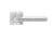 Karcher Design Lignano Steel Lever on Square 3-Piece Rose – Custom-Bored Trim (ERQ35)