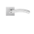 Karcher Design Phoenix Lever on Square Plan Design Rose – Custom-Bored Trim (EPLQ40)