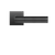 Karcher Design Oregon Lever on Square Plan Design Rose – Custom-Bored Trim (EPLQ48)