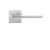 Karcher Design Soho Lever on Square Plan Design Rose – Custom-Bored Trim (EPLQ57)