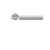 Karcher Design Ontario Lever on Round Mini Rose – Custom-Bored Trim (ERI64)