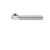 Karcher Design New York Lever on Round Mini Rose – Custom-Bored Trim (ERI65)