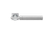 Karcher Design New York Lever on Square Mini Rose – Custom-Bored Trim (ERIQ65)