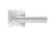 Karcher Design Iceland Lever Set on Square 3-Piece Rose – US Pre-Bored (UERQ14)