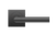 Karcher Design Rhodos XL Lever Set on Square 3-Piece Rose – US Pre-Bored (UERQ18)