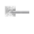 Karcher Design Malta Lever Set on Square 3-Piece Rose – US Pre-Bored (UERQ25)