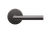 Karcher Design Rhodos Lever Set on Round 3-Piece Rose – US Pre-Bored (UER28)