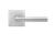 Karcher Design Rhodos Lever Set on Square Plan Design Rose – US Pre-Bored (UEPLQ28)