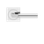 Karcher Design Tasmania Lever Set on Square 3-Piece Rose – US Pre-Bored (UERQ31)