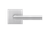 Karcher Design Rio Steel Lever Set on Square Plan Design Rose – US Pre-Bored (UEPLQ34)