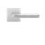 Karcher Design Lignano Steel Lever Set on Square Plan Design Rose – US Pre-Bored (UEPLQ35)