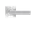 Karcher Design Oregon Lever Set on Square 3-Piece Rose – US Pre-Bored (UERQ48)